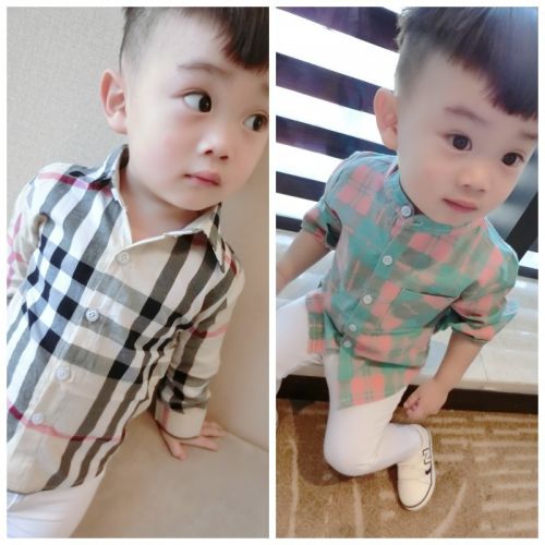 Chemise garçon à manche longue - Ref 2074791