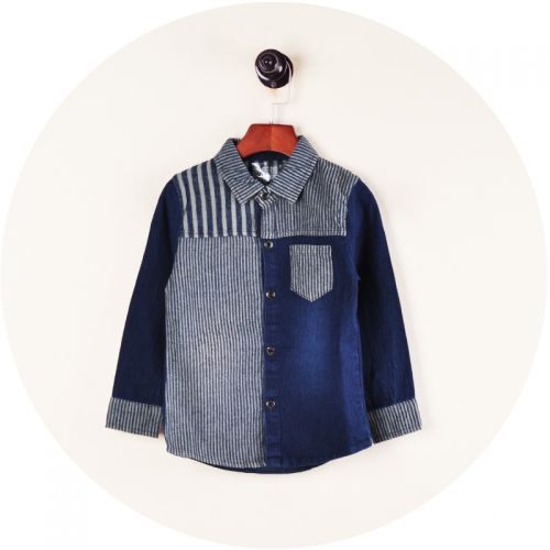 Chemise garçon à manche longue - Ref 2074862