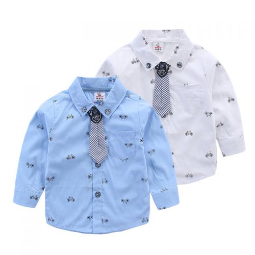 Chemise garçon à manche longue - Ref 2074866