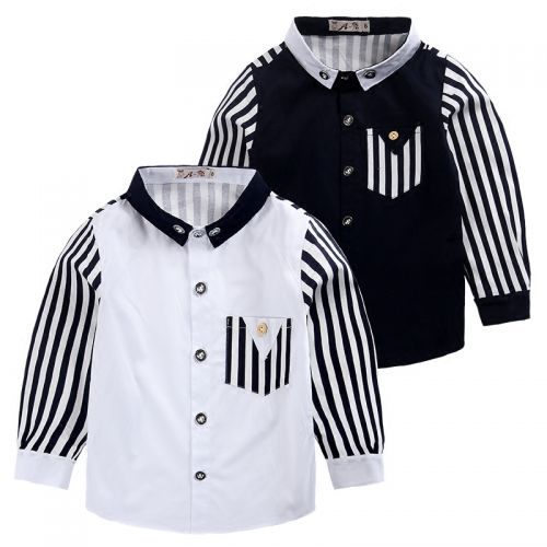 Chemise garçon à manche longue - Ref 2074985