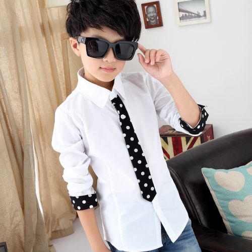 Chemise garçon à manche longue - Ref 2075036