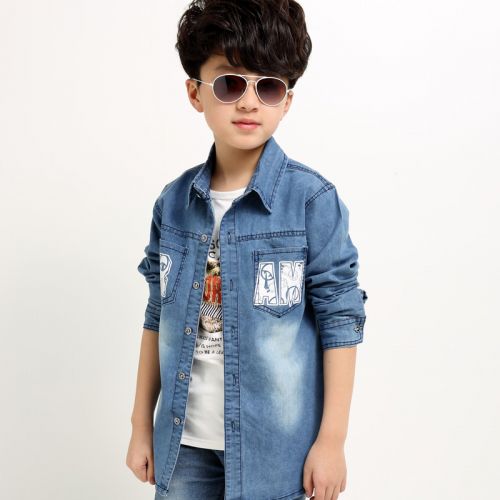 Chemise garçon à manche longue - Ref 2075039