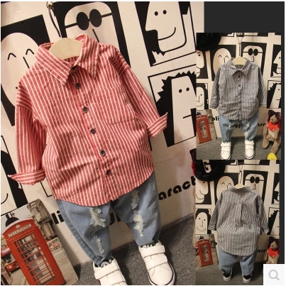 Chemise garçon à manche longue - Ref 2075102