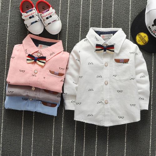 Chemise garçon à manche longue - Ref 2075104