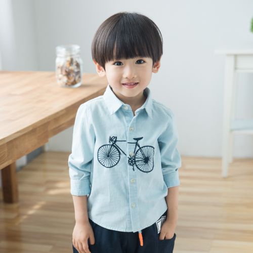 Chemise garçon à manche longue - Ref 2075108