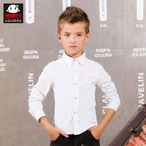 Chemise garçon à manche longue - Ref 2075116