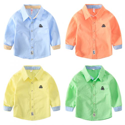 Chemise garçon à manche longue - Ref 2075169