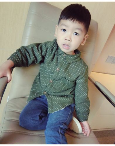 Chemise garçon à manche longue - Ref 2075200