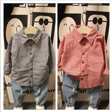 Chemise garçon ANAN à manche longue en lin - Ref 2075208