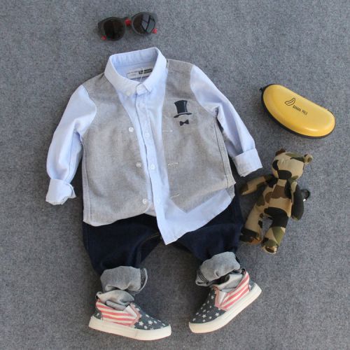 Chemise garçon à manche longue - Ref 2075210