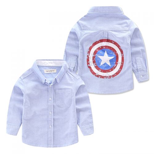 Chemise garçon à manche longue - Ref 2075234