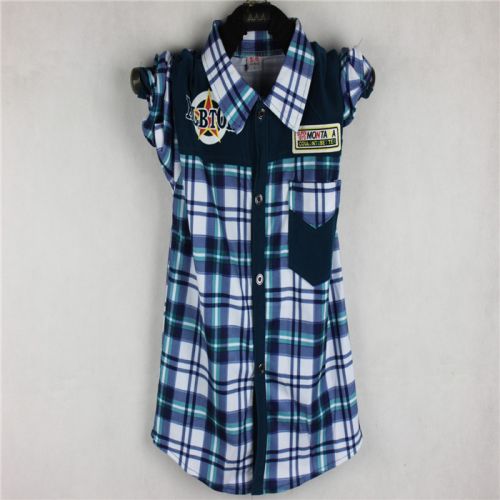 Chemise garçon à manche longue en Toile de coton - Ref 2075258