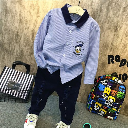 Chemise garçon à manche longue - Ref 2075272