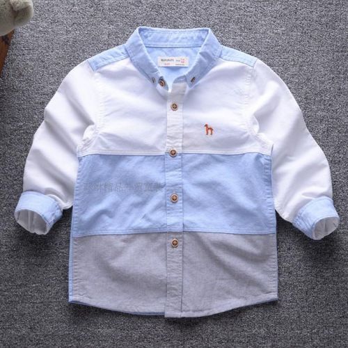 Chemise garçon à manche longue - Ref 2075283