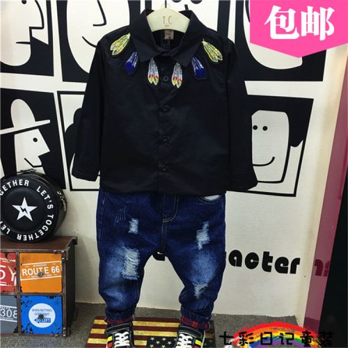 Chemise garçon à manche longue - Ref 2075333