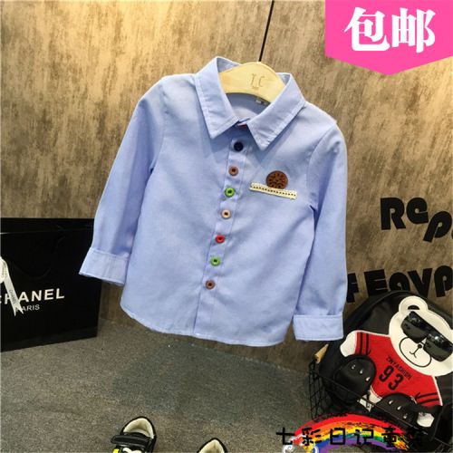 Chemise garçon à manche longue - Ref 2075364