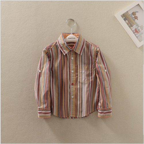 Chemise garçon à manche longue - Ref 2075376