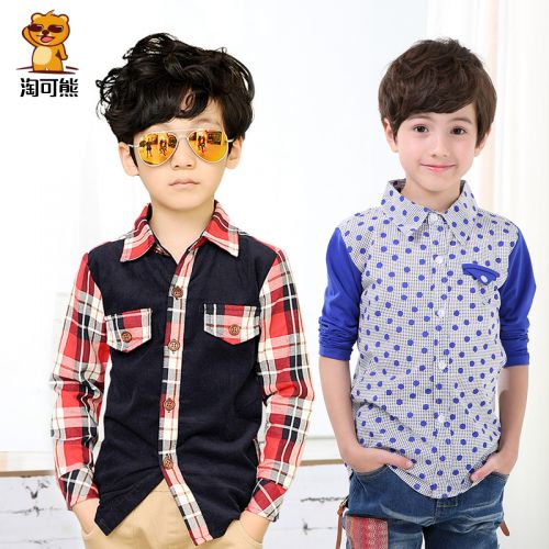 Chemise garçon à manche longue - Ref 2075379