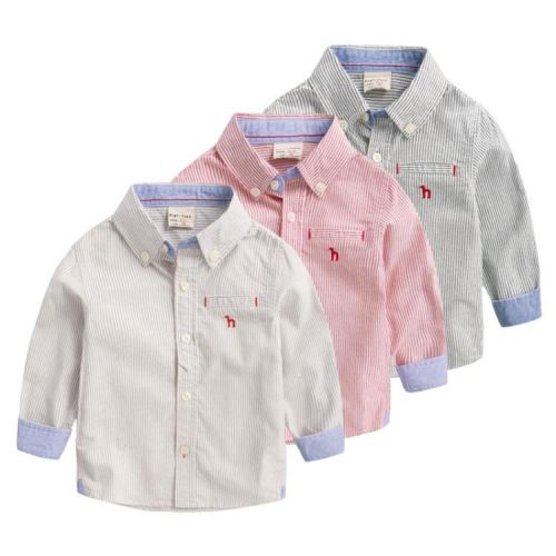 Chemise garçon à manche longue - Ref 2075423