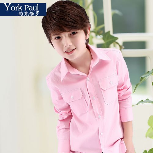 Chemise garçon YORK PAUL à manche longue - Ref 2075426