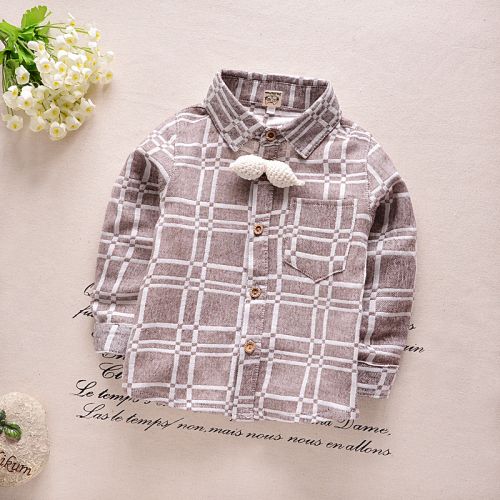 Chemise garçon à manche longue - Ref 2075441