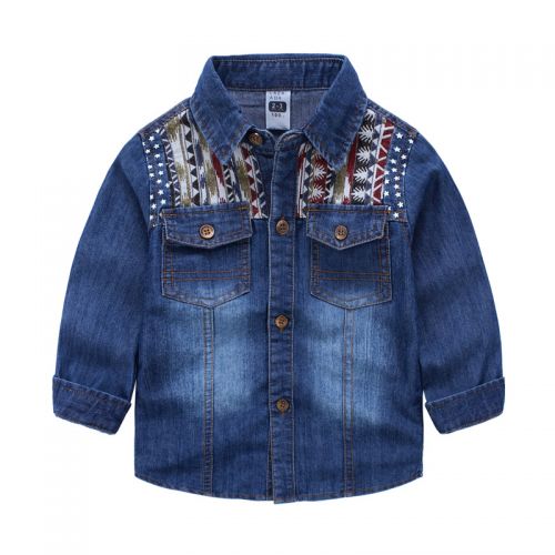 Chemise garçon à manche longue - Ref 2075444