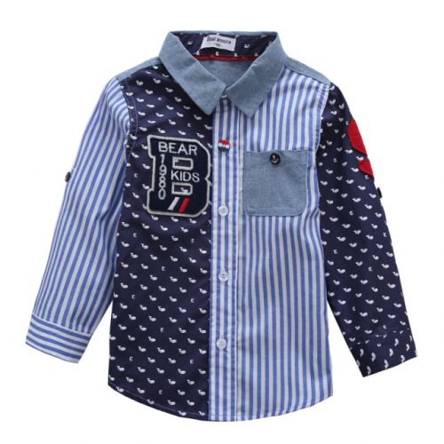 Chemise garçon à manche longue - Ref 2075455