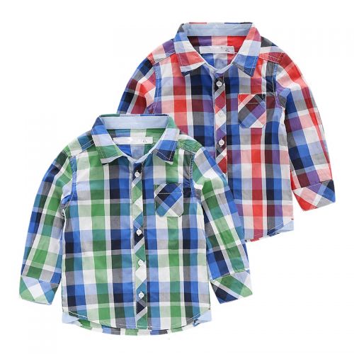 Chemise garçon MR LITTLELITTLE à manche longue en Toile de coton - Ref 2075521