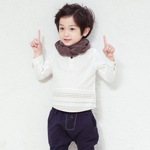 Chemise garçon à manche longue - Ref 2075533