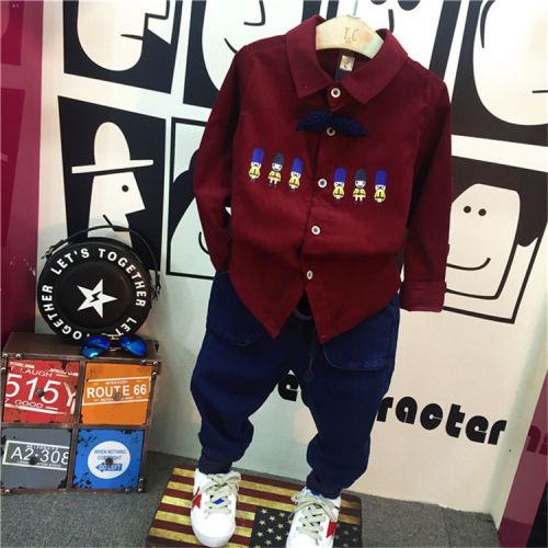 Chemise garçon à manche longue - Ref 2075534