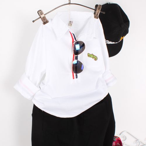 Chemise garçon à manche longue - Ref 2075575