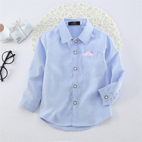 Chemise garçon à manche longue - Ref 2075609