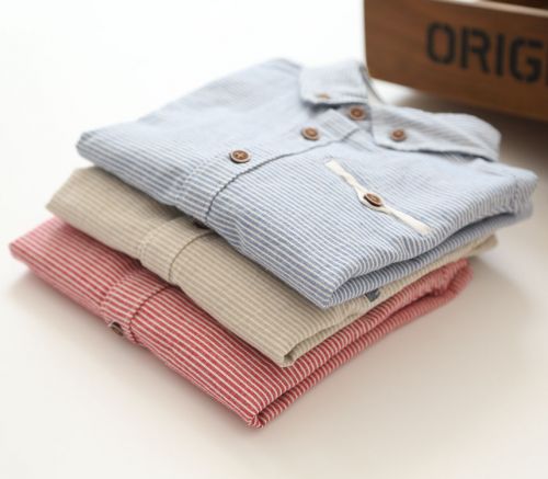 Chemise garçon à manche longue - Ref 2075613