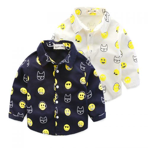 Chemise garçon à manche longue - Ref 2075619
