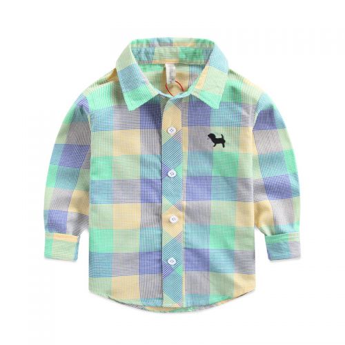 Chemise garçon à manche longue - Ref 2075662