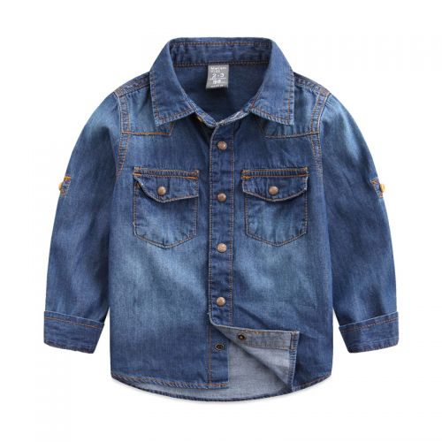 Chemise garçon à manche longue - Ref 2075664