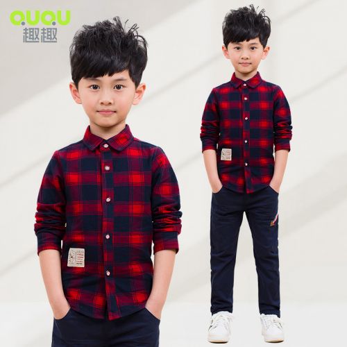 Chemise garçon à manche longue - Ref 2075680