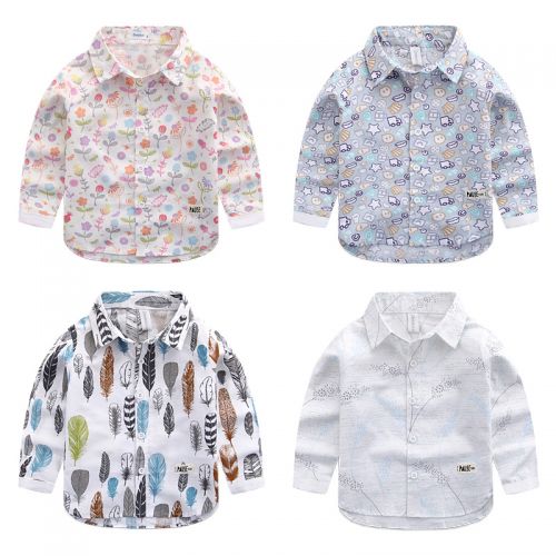 Chemise garçon à manche longue - Ref 2075683