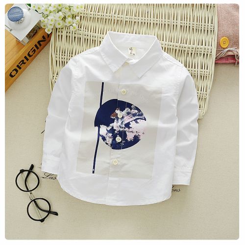 Chemise garçon à manche longue - Ref 2075715