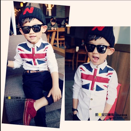 Chemise garçon à manche longue - Ref 2075718