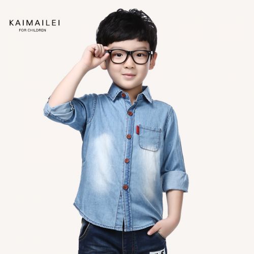 Chemise garçon à manche longue - Ref 2075721