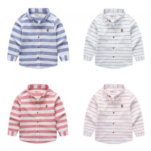 Chemise garçon à manche longue - Ref 2075741