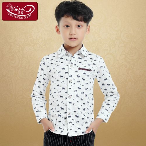 Chemise garçon à manche longue - Ref 2075761