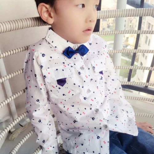 Chemise garçon à manche longue - Ref 2075779