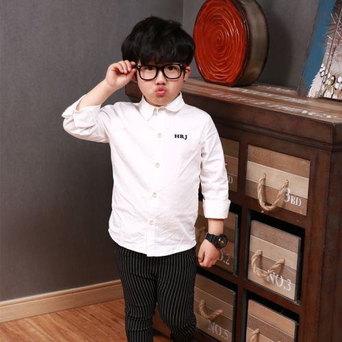 Chemise garçon à manche longue - Ref 2075808