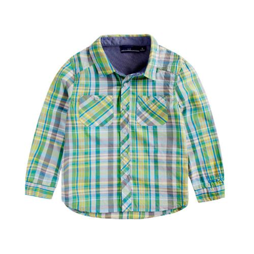 Chemise garçon à manche longue en coton - Ref 2075824