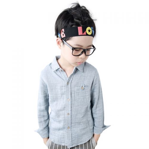 Chemise garçon à manche longue - Ref 2075891