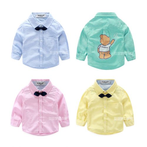 Chemise garçon à manche longue - Ref 2075921