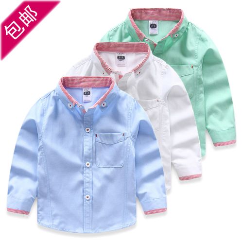 Chemise garçon à manche longue - Ref 2075946