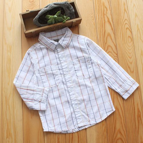 Chemise garçon à manche longue - Ref 2075949